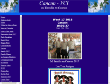 Tablet Screenshot of cancun-vci.com